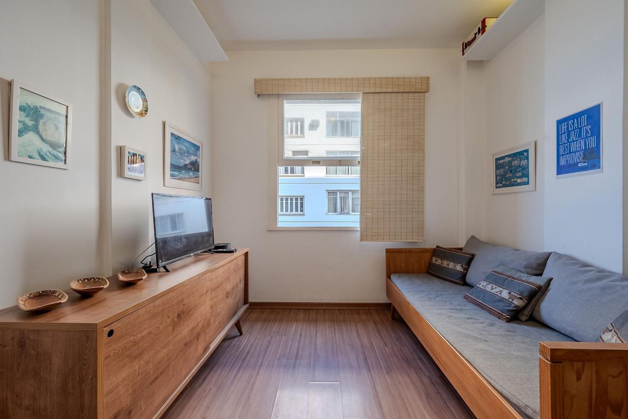 Vista Para A Praia De Copacabana, Quarto E Sala Рио-де-Жанейро Экстерьер фото